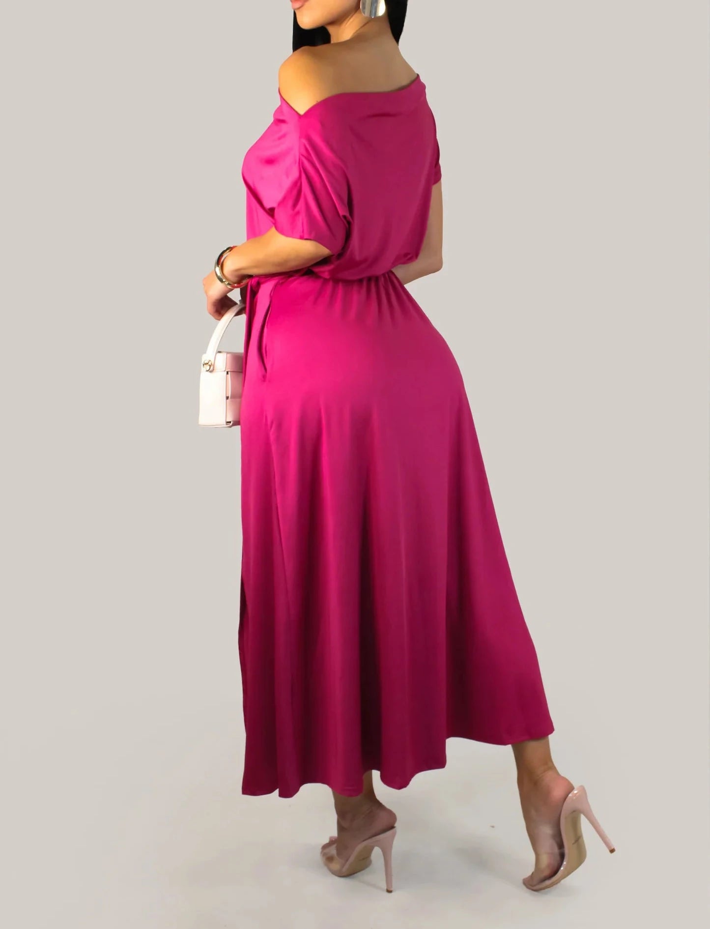 Moura M. Dress - Fucshia