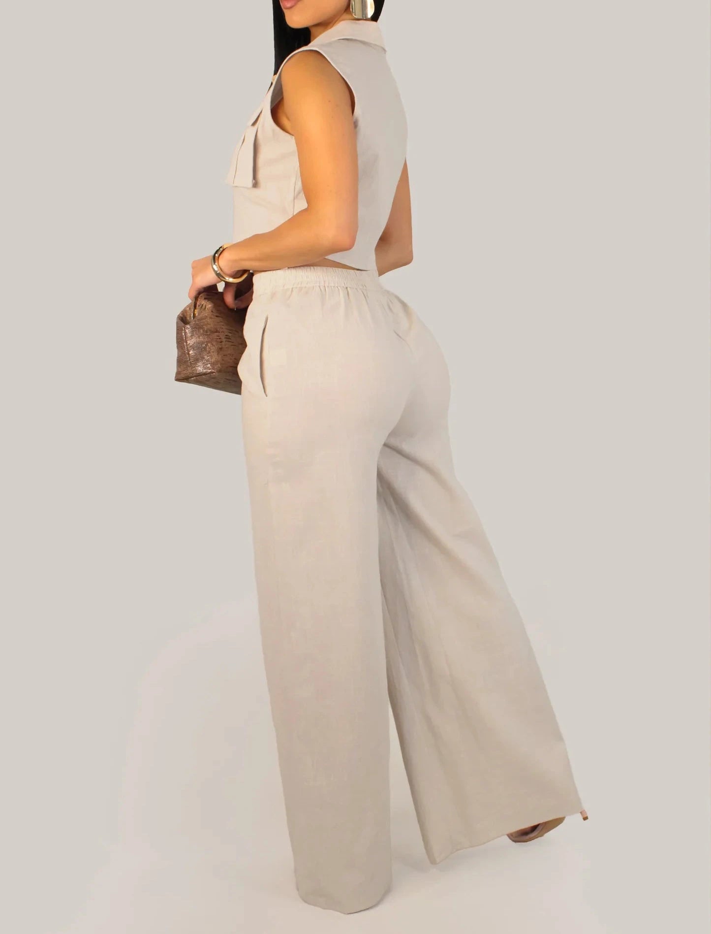 Saturday Morning Pant Set - Oatmeal