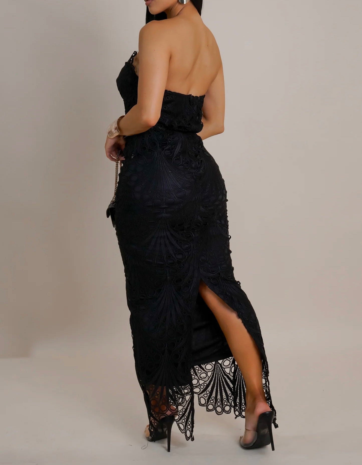 Make Me Feel Skirt Set - Black