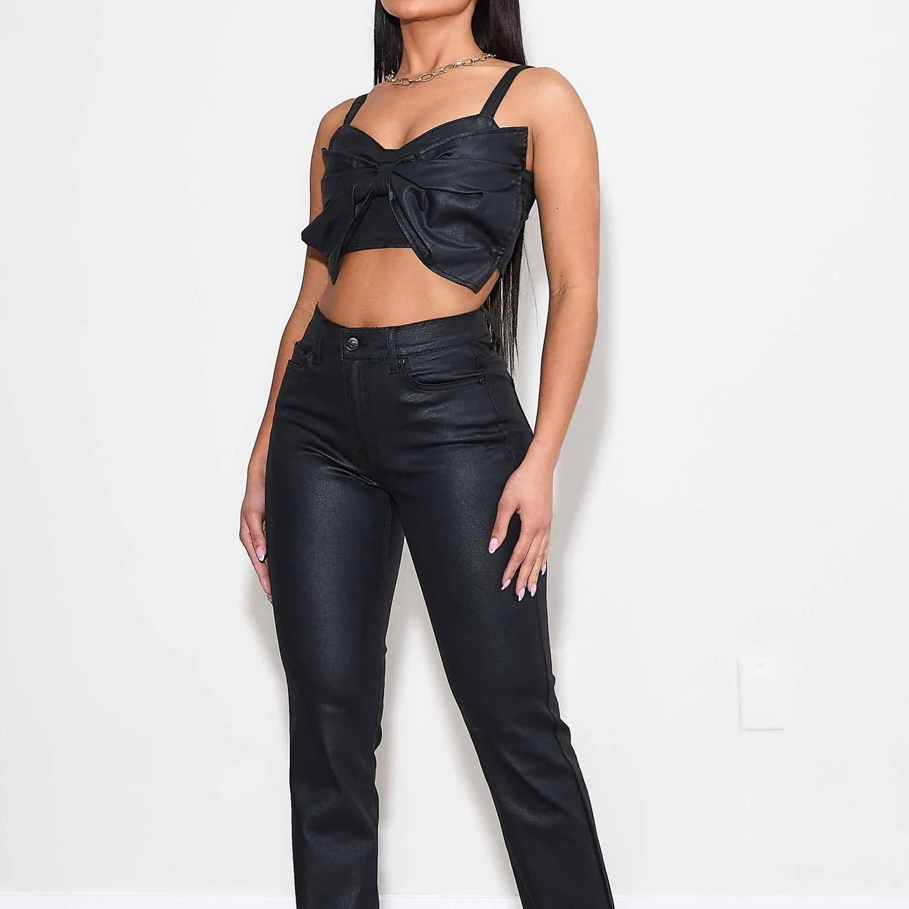 Vibrant MIU - Ribbon Top