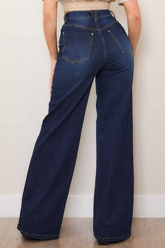 Vibrant Wide Leg - Dark Stone