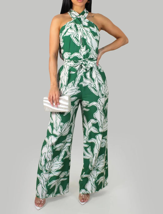 Everything Green Jumpsuit - Green
