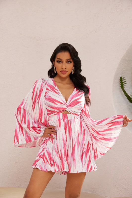 Printed Romper