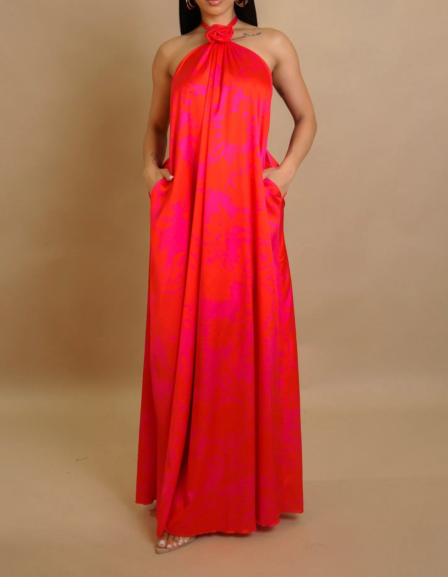 On Vacation Maxi Dress - Red