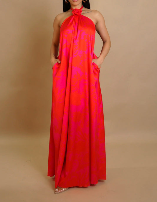 On Vacation Maxi Dress - Red