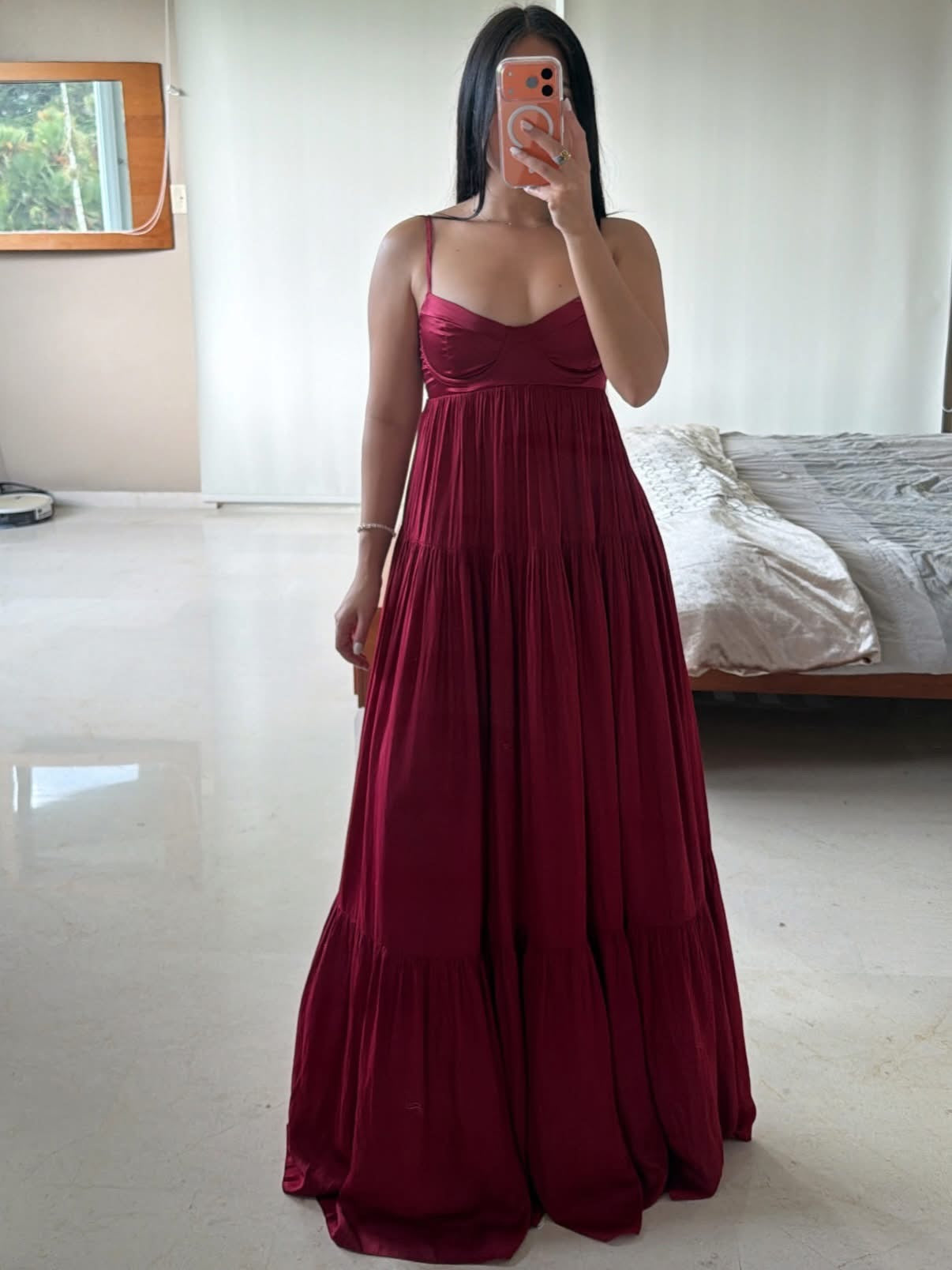 Elegant Silky Maxi Dress