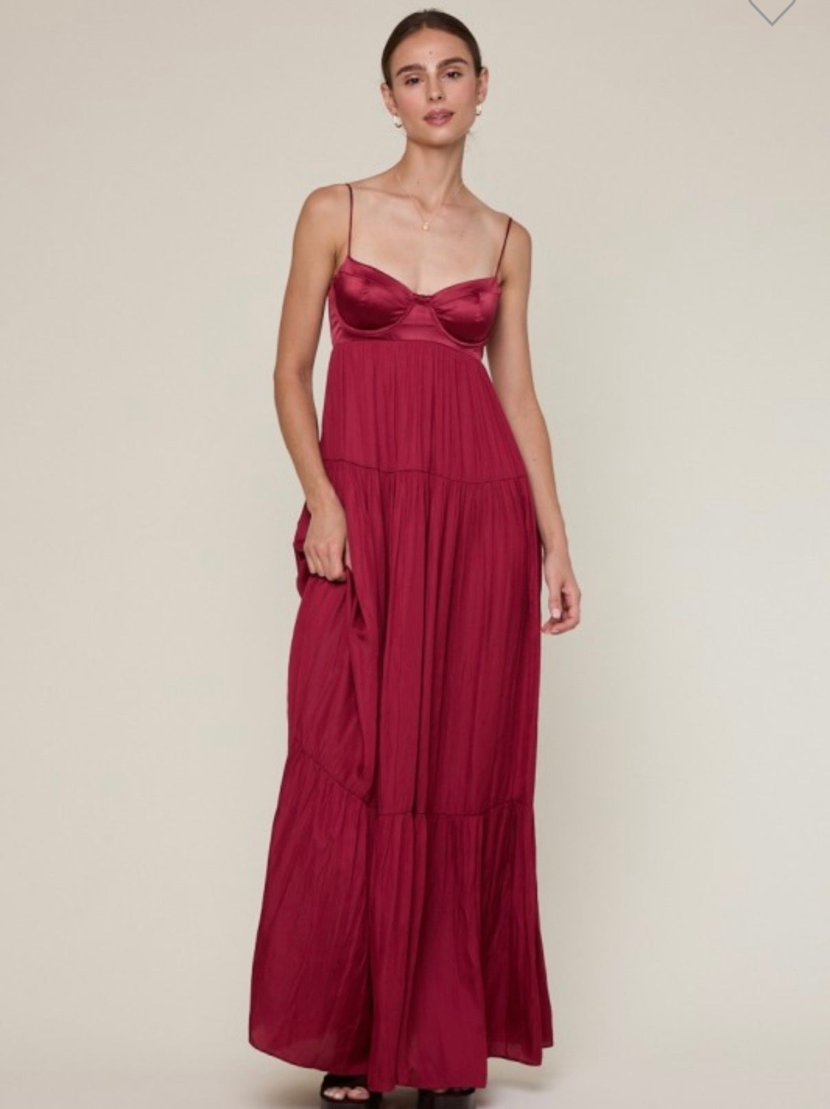 Elegant Silky Maxi Dress