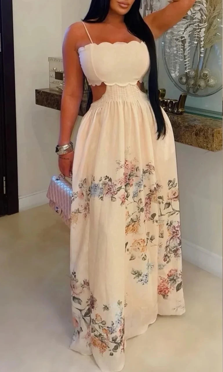 Romantic Haven Dress - Peach