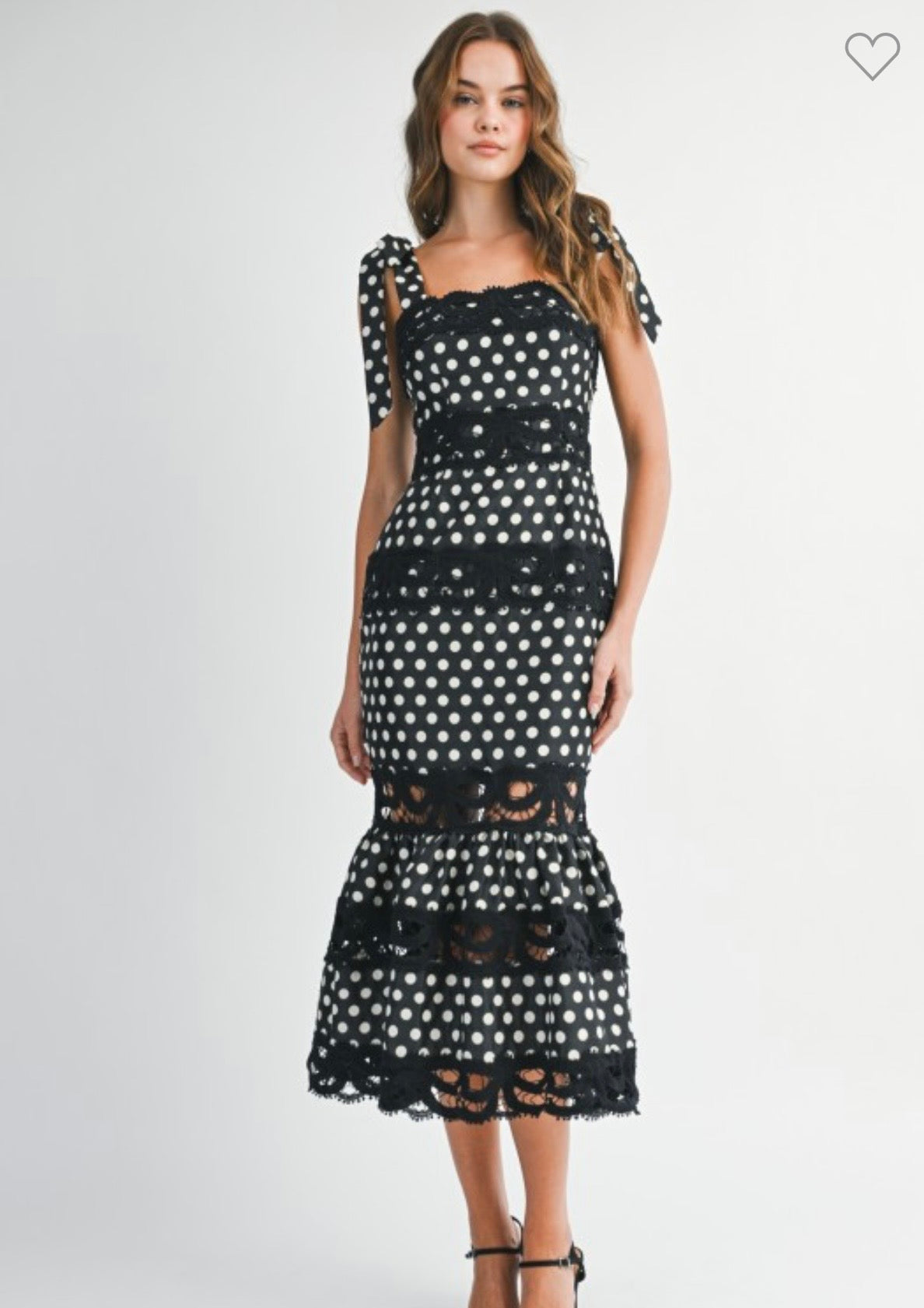 Polka Dot Midi Dress