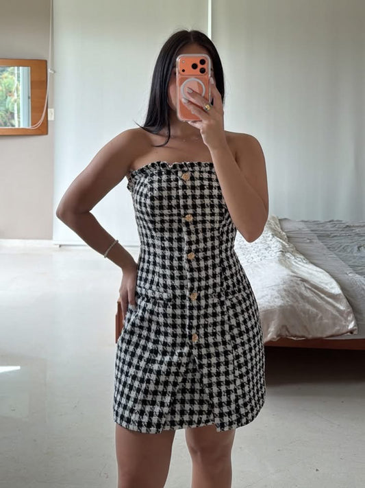 Gingham Mini Dress