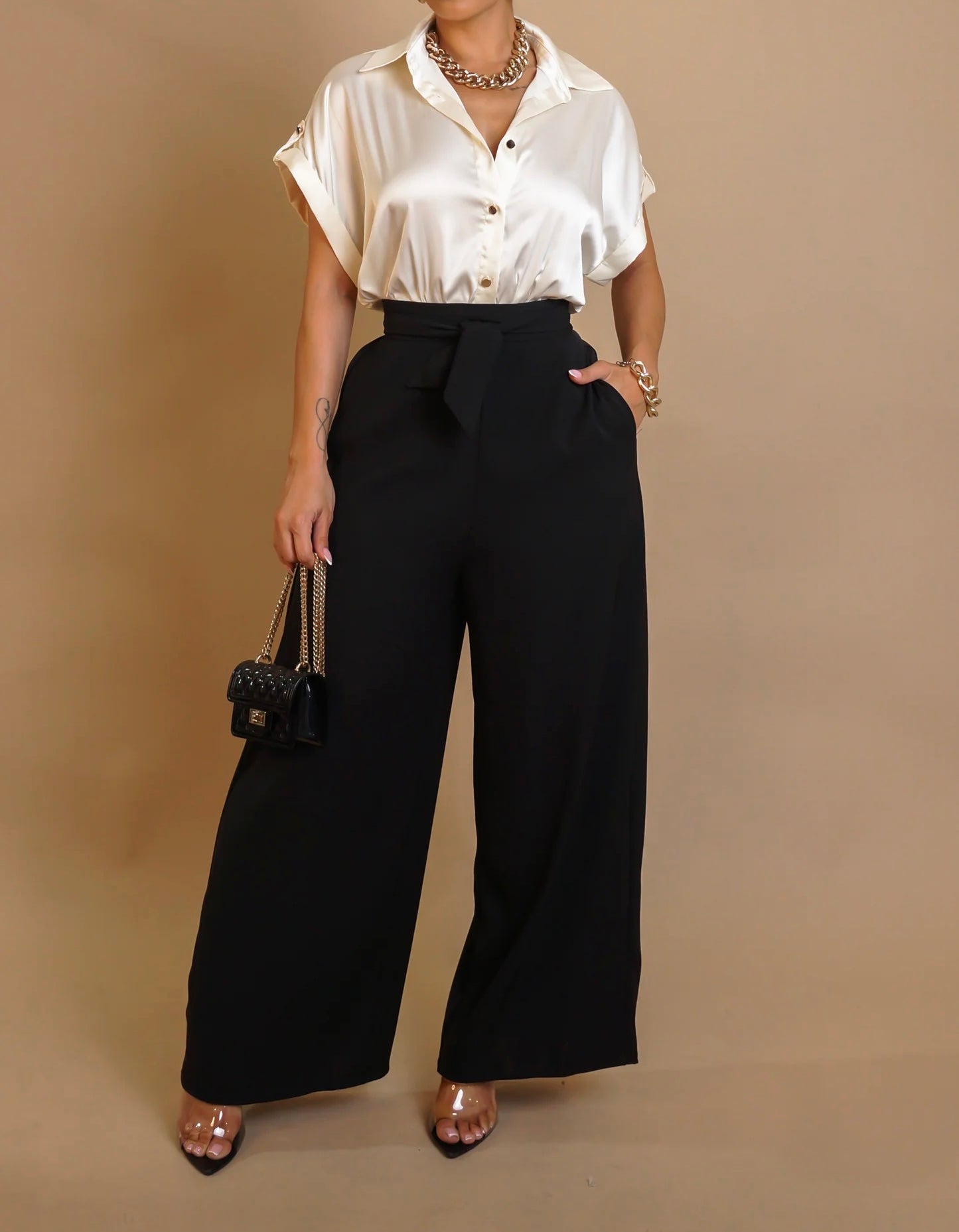 Executive Energy Jumpsuit - Ivory