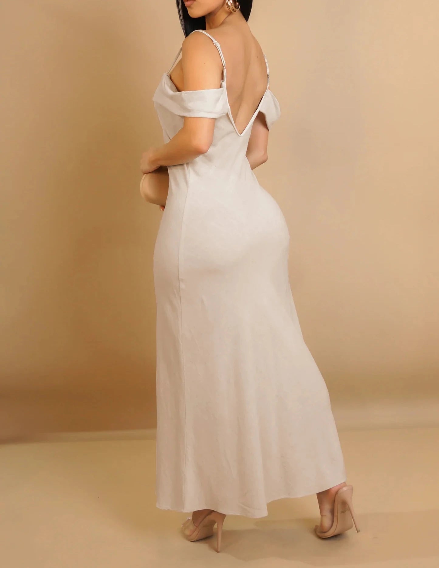 The Worst Of It Midi Dress - Oatmeal