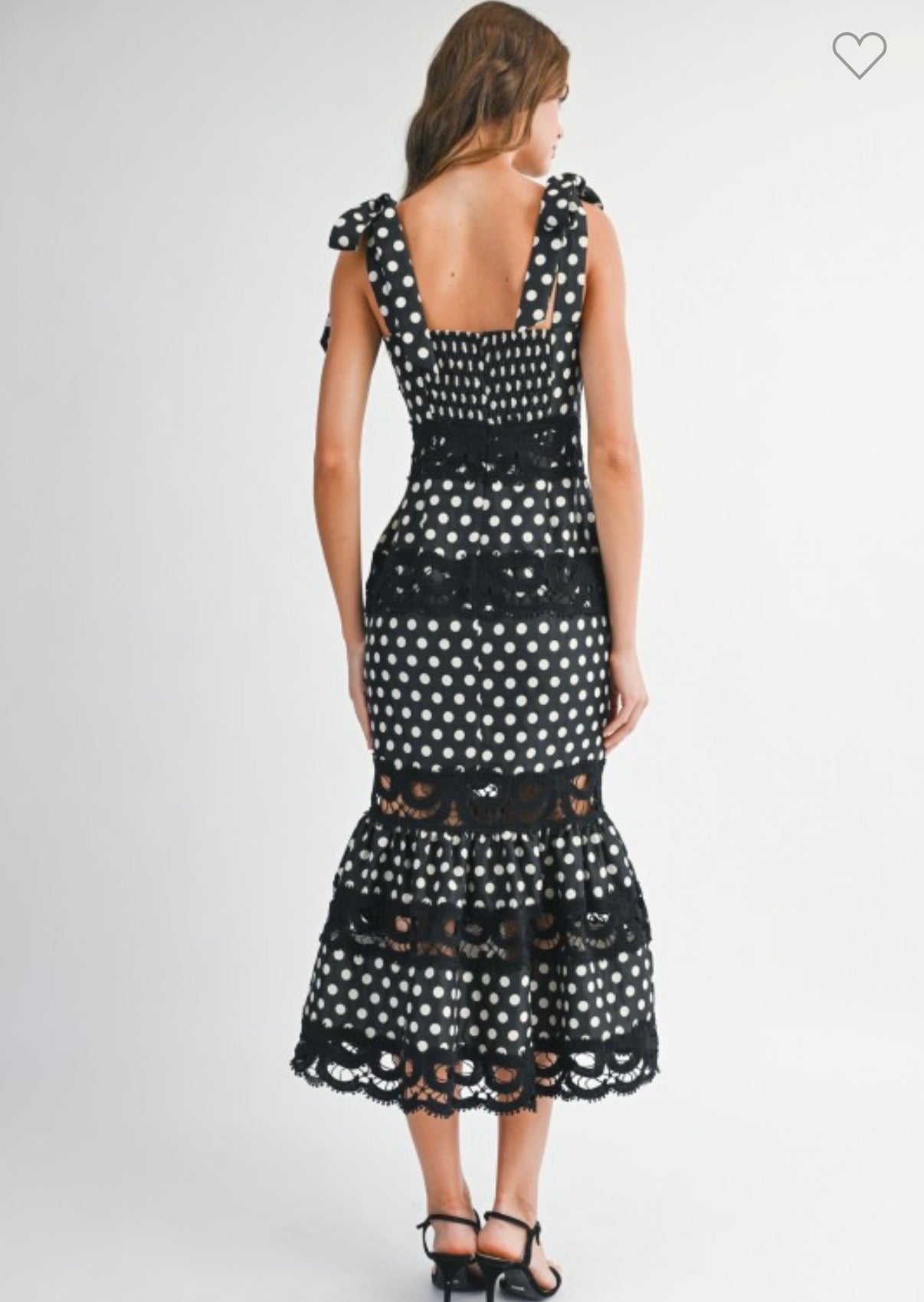 Polka Dot Midi Dress