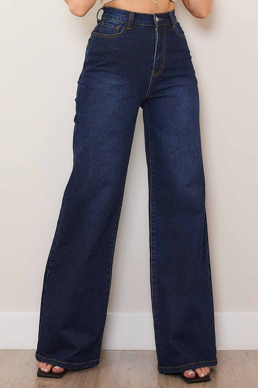 Vibrant Wide Leg - Dark Stone